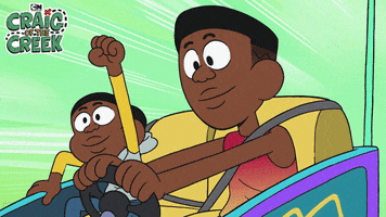 Driving Road Trip GIF by Cartoon Network