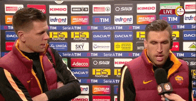 interview thumbs up GIF by AS Roma