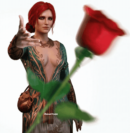 The Witcher Flower GIF