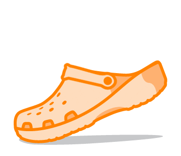 crocs shoe sticker