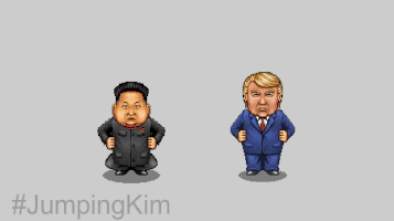 Kim Jong Un Trump GIF