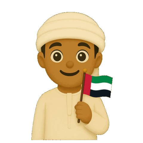 Uae Flag Sticker by Year Of Community