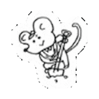 ねずみ Sticker by ㈱中越興業