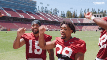 Stanford Football Dance GIF by Stanford Athletics