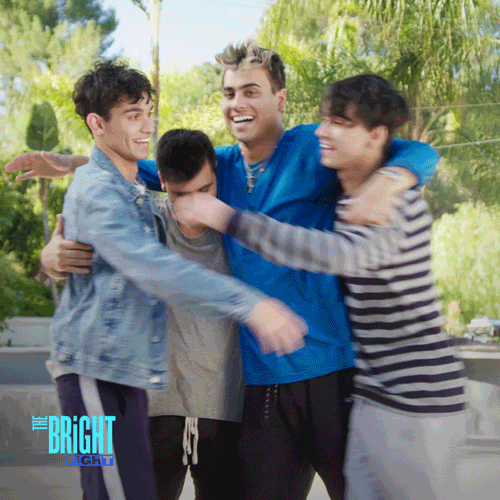 group hug love by Dobre Brothers Bright Fight GIF Library