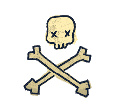 Skull Punk Sticker