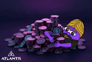 Hoarding Accumulating GIF by AtlantisDEX