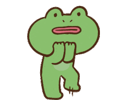 Duck Frog Sticker