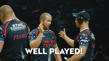 France Congrats GIF by STIHL TIMBERSPORTS®