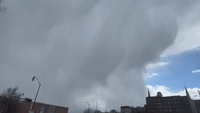 'Incredible Graupel Squall' Seen Over Cumberland, Maryland
