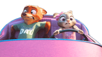 Driving Jason Bateman Sticker by Walt Disney Animation Studios