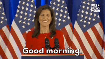 Good Morning Election GIF by PBS NewsHour