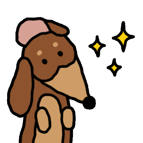 Dog Eyes Sticker by Joguman Studio