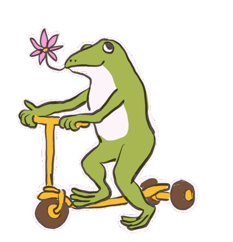 青蛙 Sticker by 河童堂