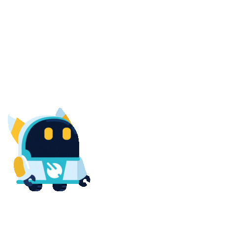 Robot Follow Sticker by Valearnis