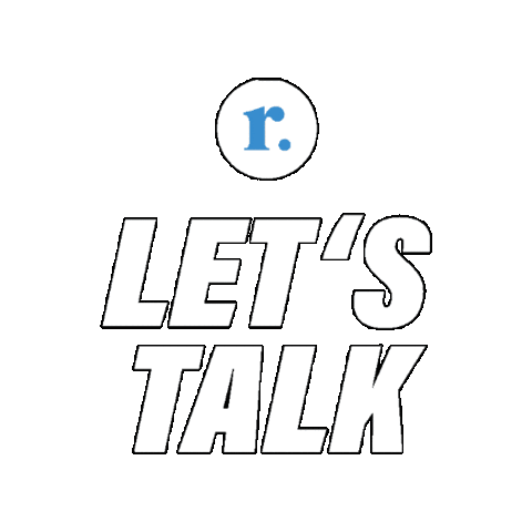Lets Talk Sticker by rollingpin.co