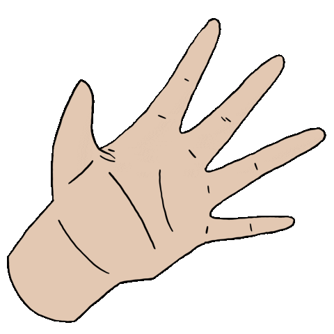 Hand Grasp Sticker