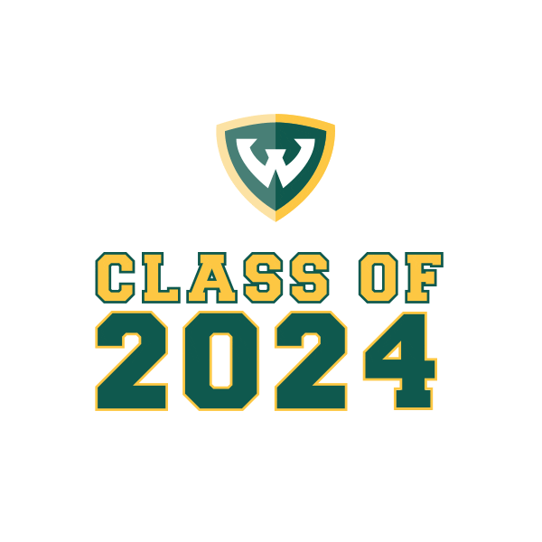 Class Of 2024 Sticker by Wayne State University