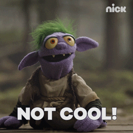 Not Cool Puppet GIF by Nickelodeon