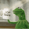 Kermit sipping GOP tears