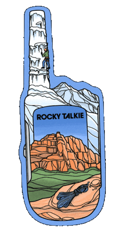 Rocky Talkie Sticker