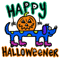 Trick Or Treat Halloween Sticker by Jelene