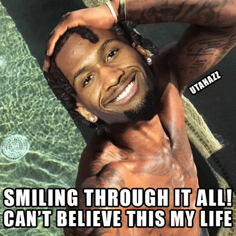 Utah Jazz Smile GIF