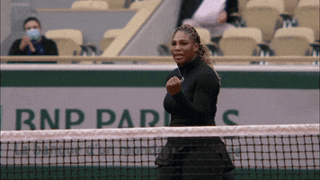 Happy Serena Williams GIF by Roland-Garros