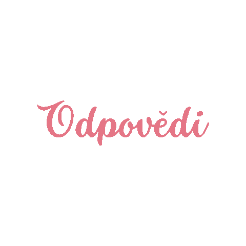Odpovedi Sticker by Rozbité Prasátko
