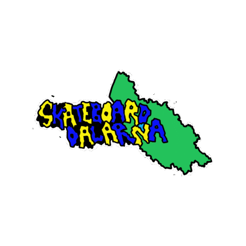 Skateboarddalarna Sticker by Dalapower
