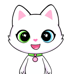Love You Cat Sticker by UpStudiosWorld