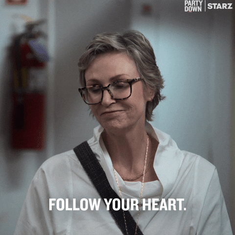 Jane Lynch Heart GIF by Party Down