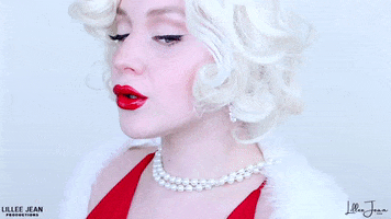 Serious Marilyn Monroe GIF by Lillee Jean
