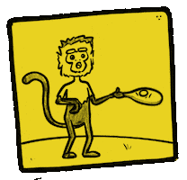 Monkey Sticker