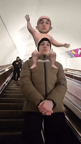 Baby Boy Subway GIF