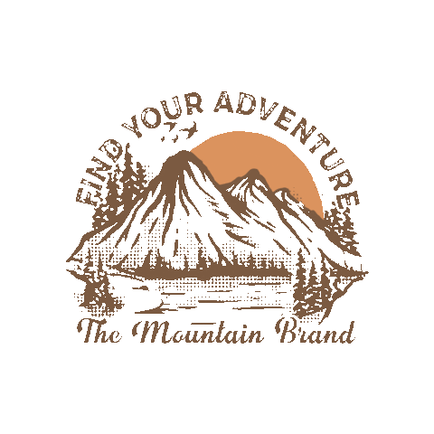 The Mountain Brand Sticker