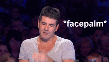 Image: https://media1.giphy.com/media/zGEzimuV9plPG/200.gif facepalm memories ally brooke simon cowell x-factor