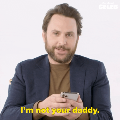 Charlie Day Daddy GIF by BuzzFeed