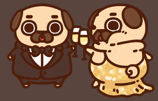 Celebrate New Year GIF by Puglie Pug