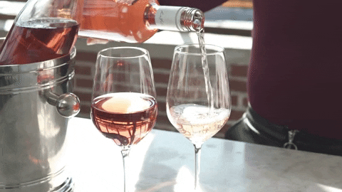 Bilderesultat for rose wine gif