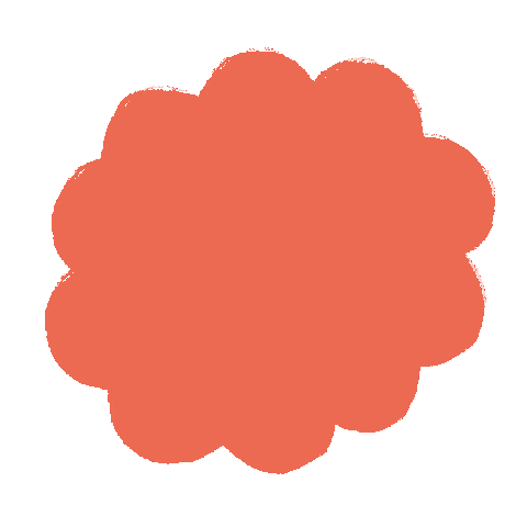 Orange Bubble Sticker