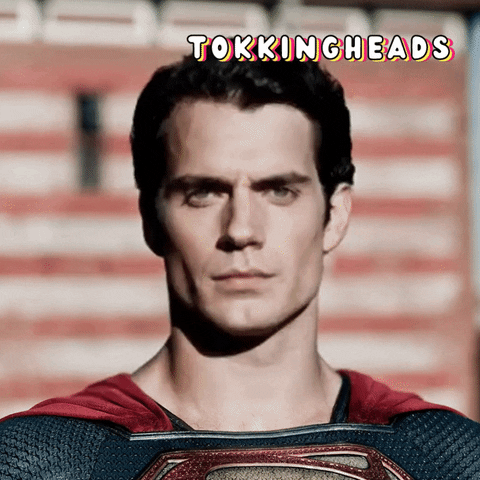 Man Of Steel Yes GIF by Tokkingheads