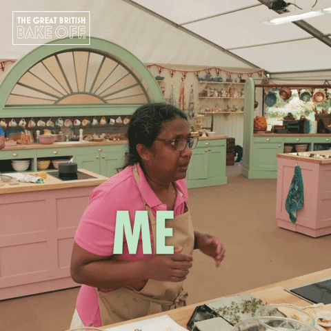 Nervous Work GIF by The Great British Bake Off