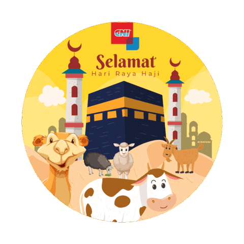 Haji Raya Sticker by CNI