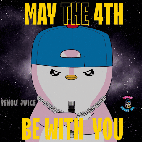 Luke Skywalker Penguin GIF by Pengu Juice Co.