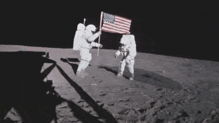 New trending GIF tagged science nasa moon astronaut… | Trending Gifs