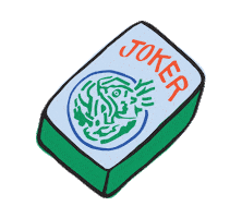 Joker Mahjong Sticker by Dear Annabelle