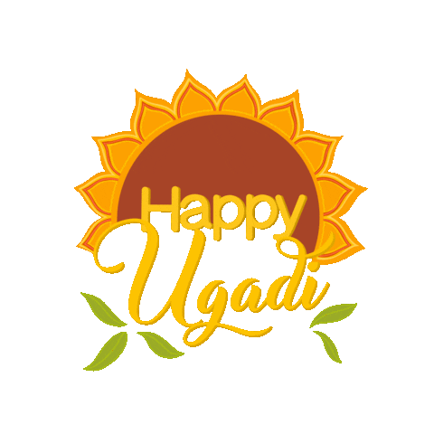 Indian Festival Ugadi Sticker