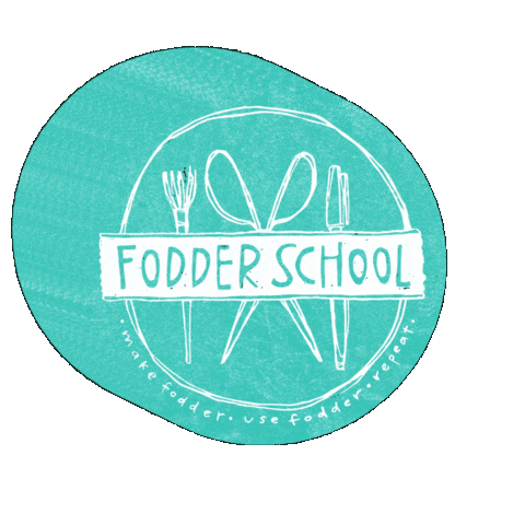 Fodderschool Sticker by willaworkshops