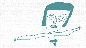 neptunyxa party animation illustration woman GIF